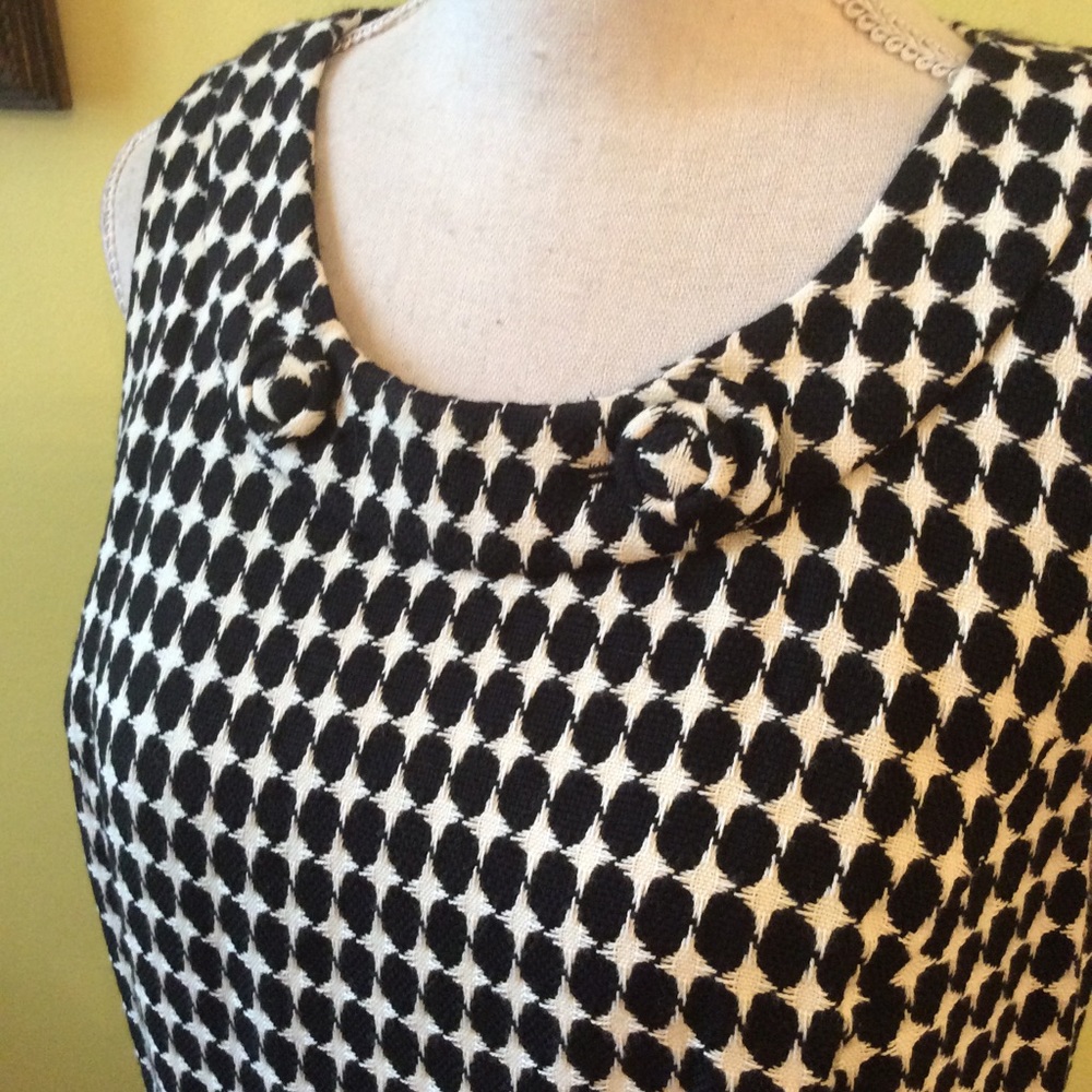 Ann Taylor LOFT Classic Black & White Suit Dress Size 8P - Picture 7 of 16